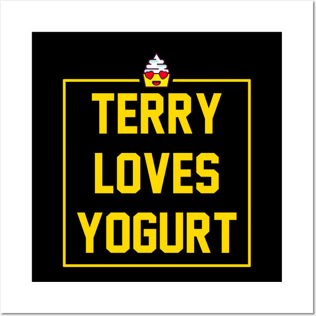 Terry Loves Yogurt Wall Art by Printnation